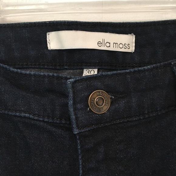 ELLA MOSS Bootcut High Rise Python Pinstripe Flare Jeans Size 30 - Picture 8 of 16